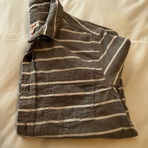 Boys button down flannel shirt